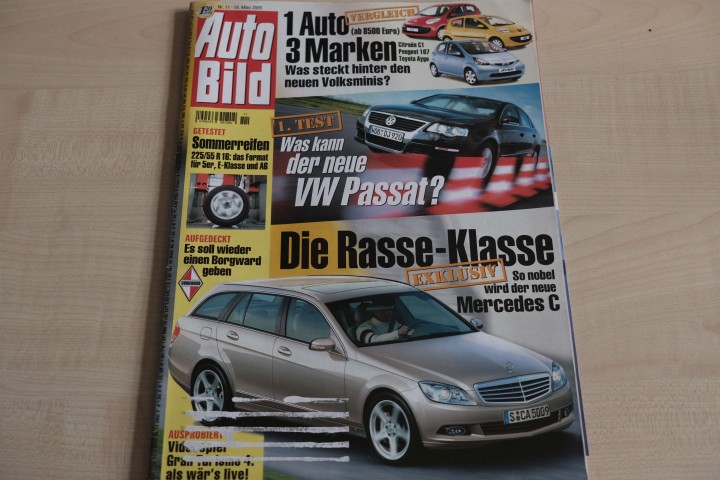Deckblatt Auto Bild (11/2005)